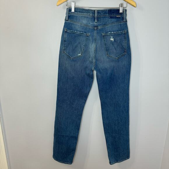 Mother Superior High Waisted Study Hover Straight Jeans Something Reveal Sz. 26 - Picture 8 of 16